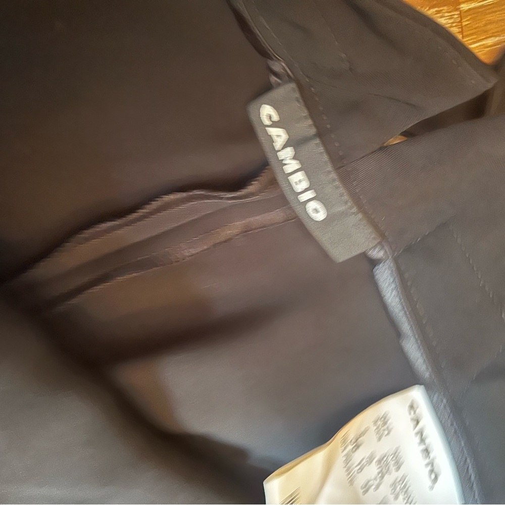 Cambio womens wide leg black trousers size 6 - Picture 7 of 10